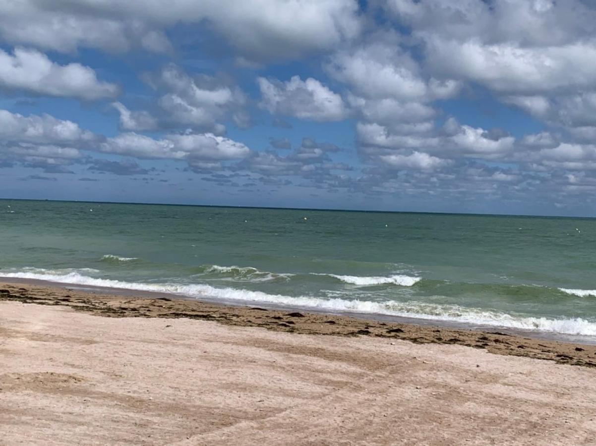 Saint-Aubin-Sur-Mer: Bel appartement traversant Eksteriør billede