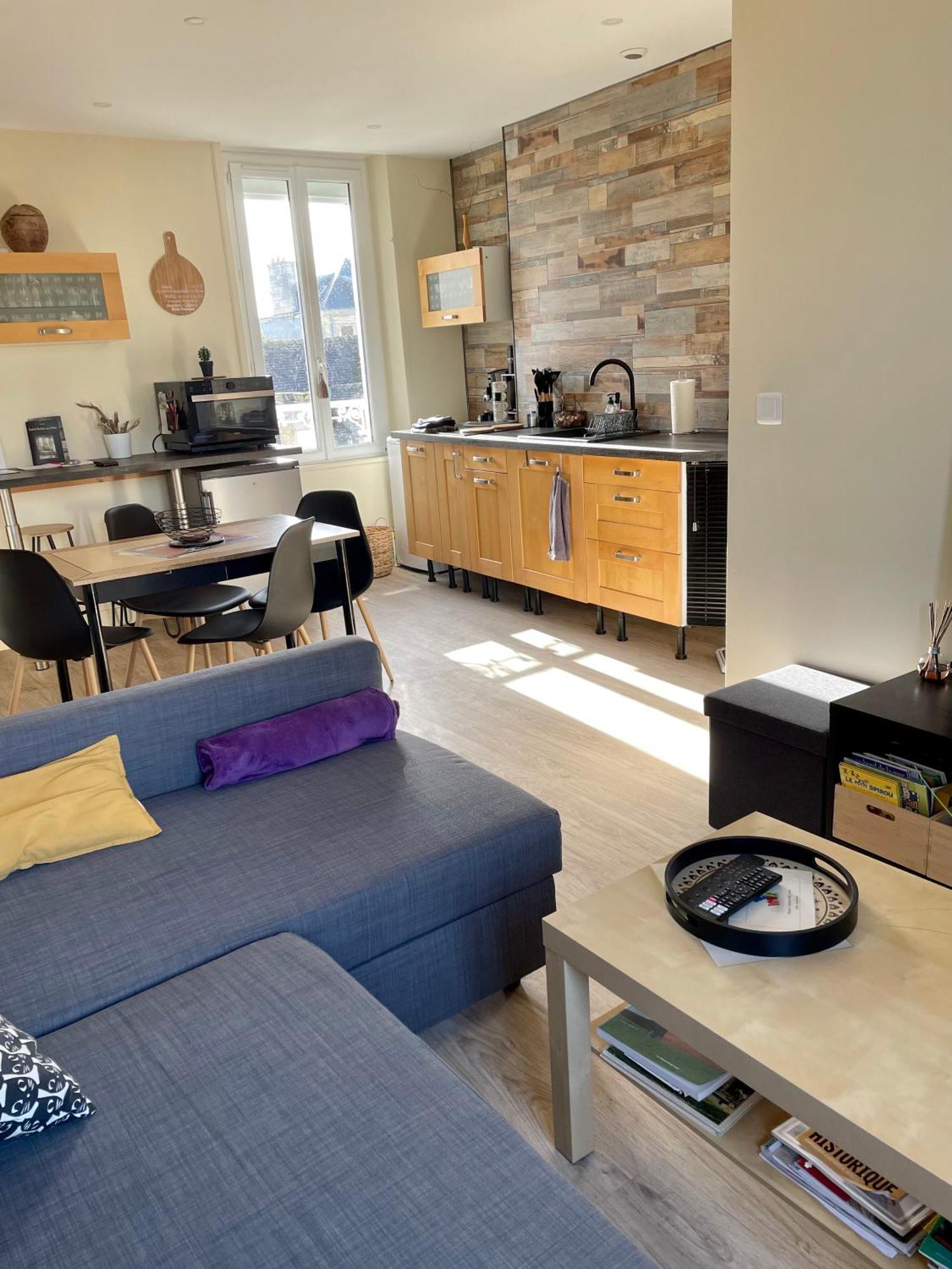 Saint-Aubin-Sur-Mer: Bel appartement traversant Eksteriør billede
